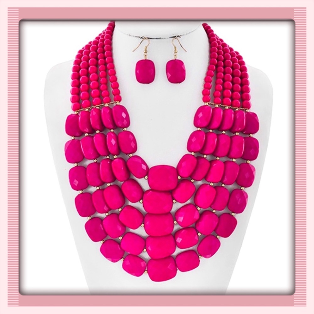 🪴Necklace Earring Set